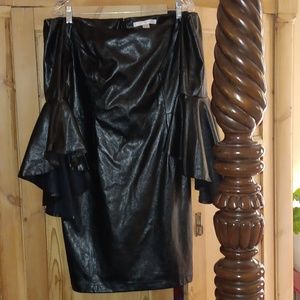 🔥 Hot Faux Leather Dress! Size 12🔥